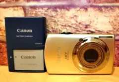 Canon IXY DIGITAL ゴールド 本体 バッテリー充電器セットのサムネイル