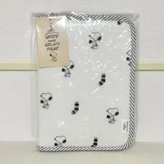 新品　ジェラートピケ　スヌーピー　ブルー　母子手帳ケース