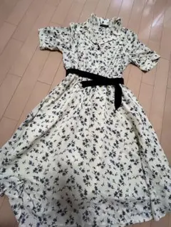 One Way 花柄シャツワンピース 半袖