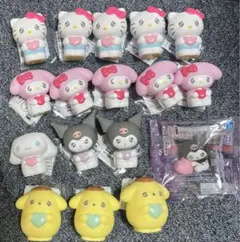 サンリオ　エモきゅん　キティ　マイメロ　プリン　クロミ　シナモン　ミニフィギュア