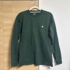 Carhartt ダークグリーン 長袖シャツ