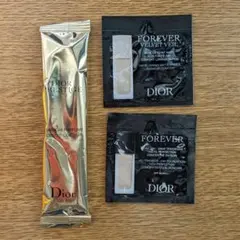 Dior フォーエバー メイクアップベース・ファンデーション　おしぼり 試供品