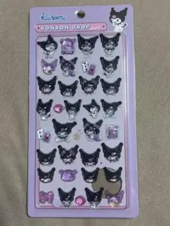 Kuromi ボンボンドロップ風シール