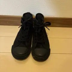 コンバース　ハイカット　黒　キッズ　22cm