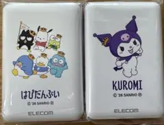 紅茶花伝×サンリオ モバイルバッテリー 2種セット クロミ はぴだんぶい
