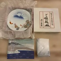 値下げしました。【深川製磁】宮内庁御用達　 飾皿　染錦 富士 鳳凰 桜 非売品 値下げしました。【深川製磁】宮内庁御用達 飾皿 染錦 富士 鳳凰 桜