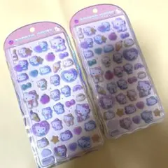 コットンパフィーシール キティセット