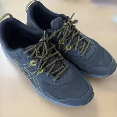ASICS スニーカー ブラック×イエロー