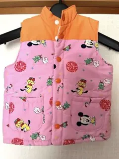 ベビーミッキー　ジャンバー　ベスト　90センチ
