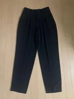 美品⭐︎UNIQLOドレープリラックステーパードアンクルパンツ　レディースL
