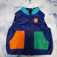 ベビー フリース ベスト 星柄 80cm