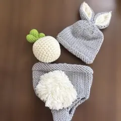 ニューボーンフォト衣装　ウサギ