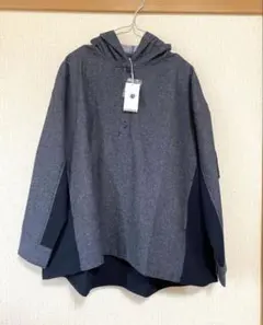 新品　クラウドナイン　ゆったり　コットン　フード付き　プルオーバー　 ブラウスのサムネイル