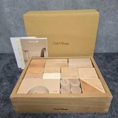 【未使用品】オークヴィレッジ　ハローキティ　寄木の積木 ✨良品✨Oak Village オークヴィレッジ ハローキティ 寄木の積木