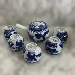 新品未使用　有田焼　急須　湯呑みセット　5客　茶器