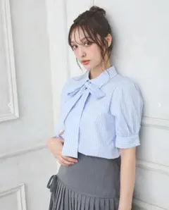 ボウタイブラウス シャツ