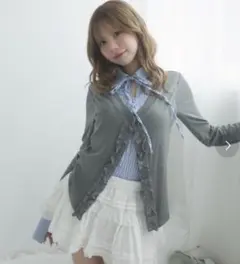 titty＆co. フリルストライプニットセット