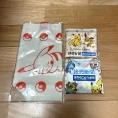 ポケモン3点 :手提げバッグ/エコバッグ　新品未使用