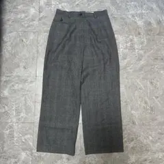 GIANNI LO GIUDICE スラックス ワイドパンツ グレー系 g3