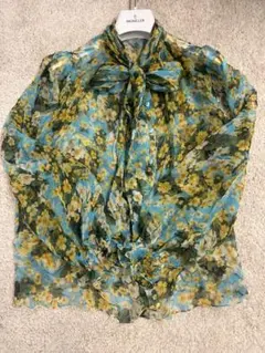 Dolce & Gabbana 人気シルク花柄シフォンブラウス 36