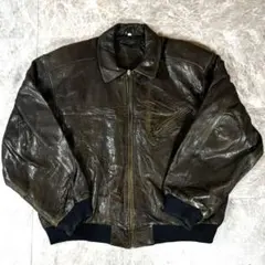 90s【archive】A-2/leather flight jacket