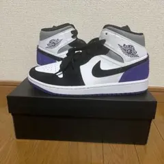 【新品】日本未発カラー ナイキ エア ジョーダン 1 ミッド コートパープル