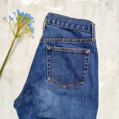 ​【美品】希少ロング丈（股下78cm） ユニクロ ストレッチ スキニー デニム