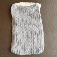 リバーシブルグレーおくるみ・ブランケット