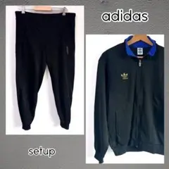 adidas originals セットアップ 上下 ジャージ XL デサント製