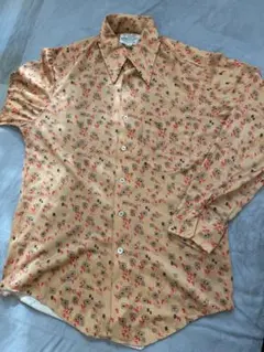11ポリシャツ 総柄シャツ Jantiques TOP OF THE HILL