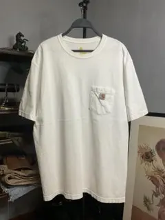 J*a様 Carhartt ホワイト XL Tシャツ ポケット付き