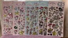 サンリオ　キャラクター　キラキラシールセット 5枚セット