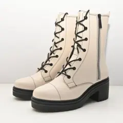 【7.5(約24.5cm)】MICHAEL KORS サイドジップ レザーブーツのサムネイル