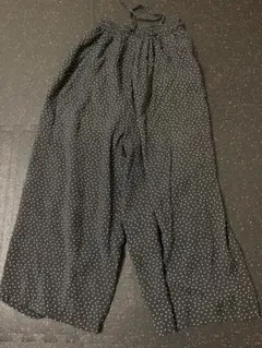 COEN ドット柄 イージーワイドパンツ　M