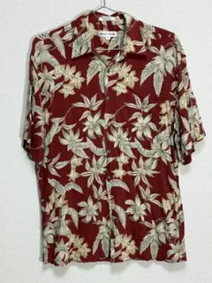 pierre cardin アロハシャツ ボタニカル 花柄 Mサイズのサムネイル