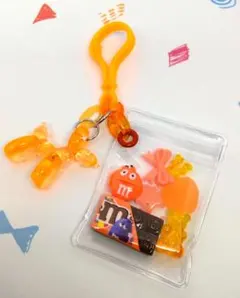 【期間限定値下げ】ハンドメイド★ガチャ詰め★キャンディバッグ★オレンジ