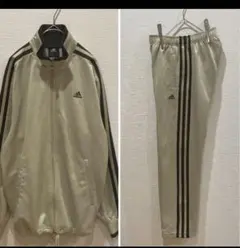 希少！ ベージュ セットアップ adidas ／トラックトップ 在原さん