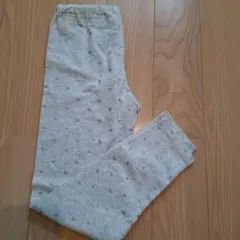 グレー ドット柄 レギンス　UNIQLO　130
