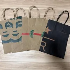 【10/14までの出品】スターバックス ショッパー 紙袋 5枚セット クリスマス