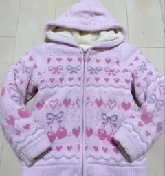 mezzo piano ニットボアブルゾン　Mサイズ