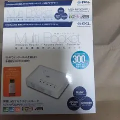 PLANEX 無線LANマルチポケットルータ MZK-MF300NPU