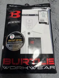 BURTLE 667 半袖ポロシャツ ホワイト Lサイズのサムネイル