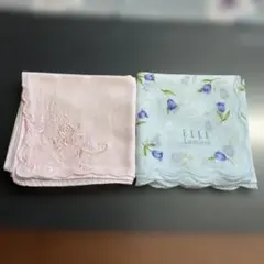 ELLE ハンカチセット ピンク 水色のサムネイル