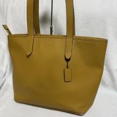 Coach コーチレザー トートバッグ c9876 A4可　シボ革