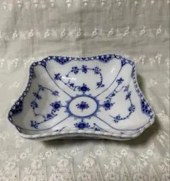 ロイヤルコペンハーゲン フルレース スクエアディッシュS 14cm