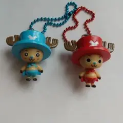 ワンピース チョッパーストラップ 青 赤 2色セット