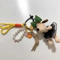 人気　一点物　キーホルダー　バッグチャーム　グルミット　チャーム　韓国　限定小物