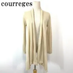 courreges クレージュ ニットカーディガン ベージュ 38 B2128のサムネイル
