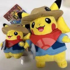 ポケモン化石博物館 発掘ピカチュウ ぬいぐるみ & マスコット 2点 セットのサムネイル