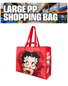 【BETTY BOOP】ラージ PP ショッピング バッグ /大容量/アウトドアのサムネイル